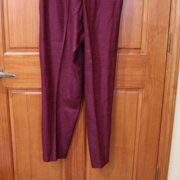 Alice Berry Vintage Red Oversize Doleman 80s Pant Suit Blazer Set Medium - Picture 9 of 16